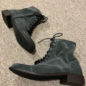 Superdry Dark Gray Ankle Boots